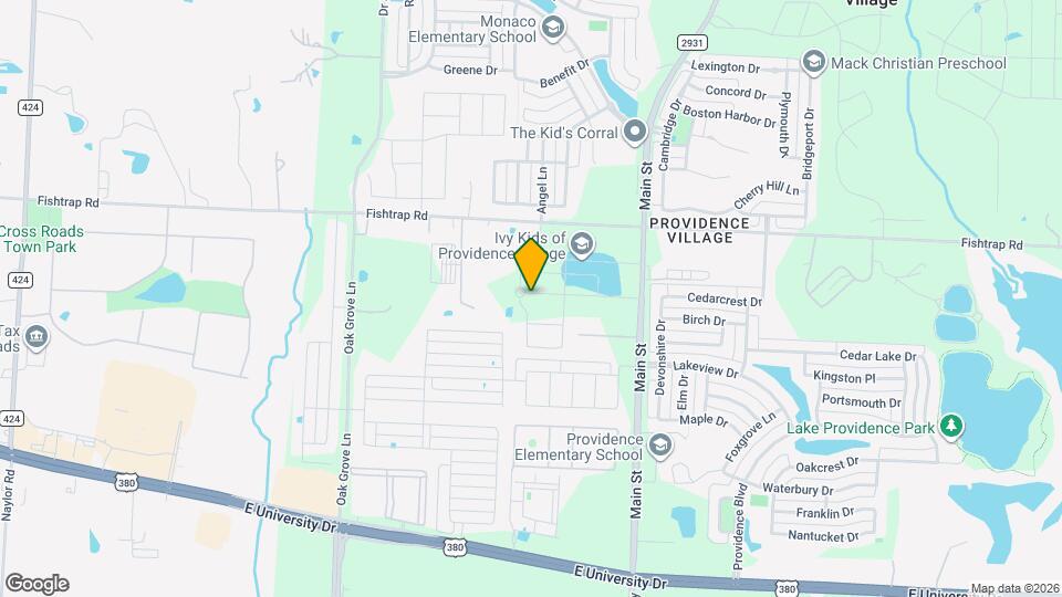 Cottages at Providence Commons Mapa y Detalles de la Ubicación