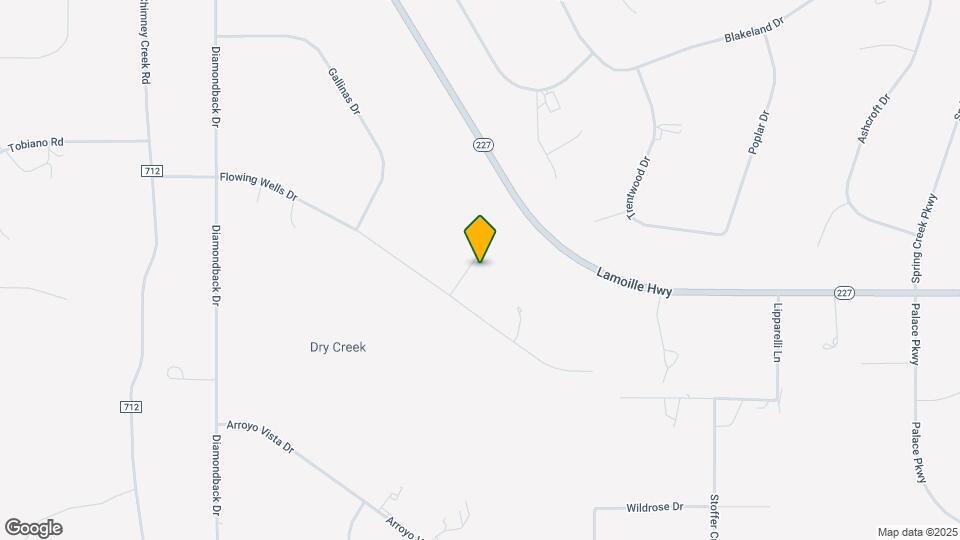 586 Flowing Wells Ln Map and Location Details