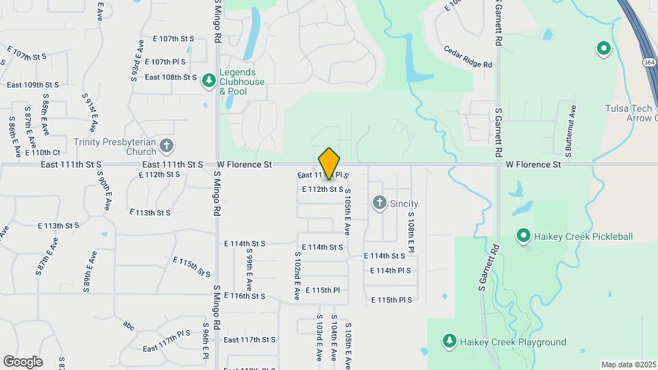 10333 E 112th St S Map and Location Details