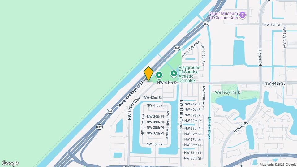 12087 NW 44th St Map and Location Details