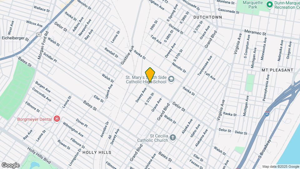 3743 Delor St Map and Location Details