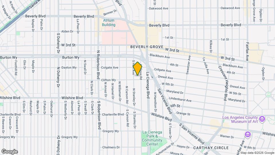 8549 Clifton Wy Map and Location Details