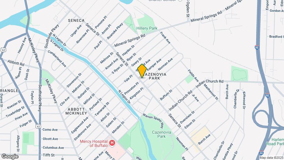 2110 Seneca St Mapa y Detalles de la Ubicación