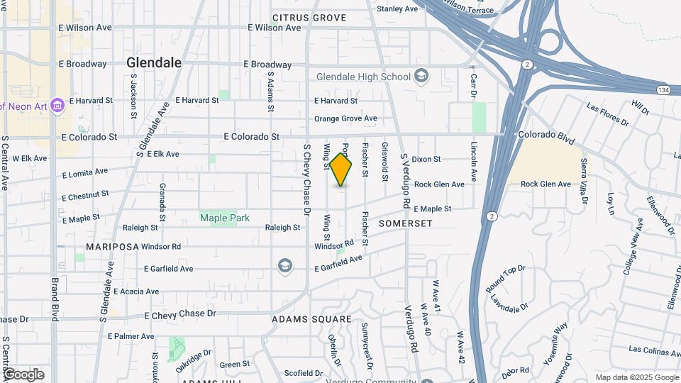 521 Porter St Map and Location Details