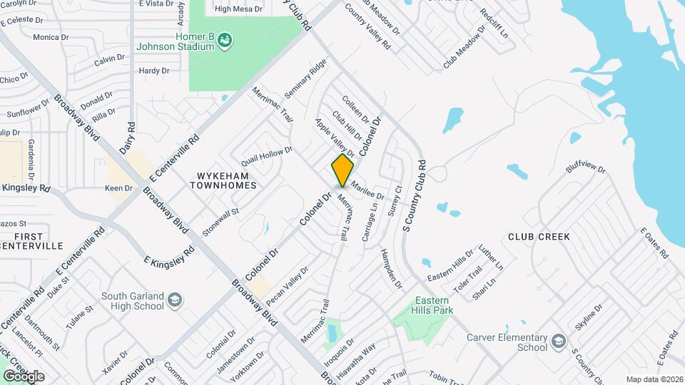 1632 Merrimac Trail Map and Location Details