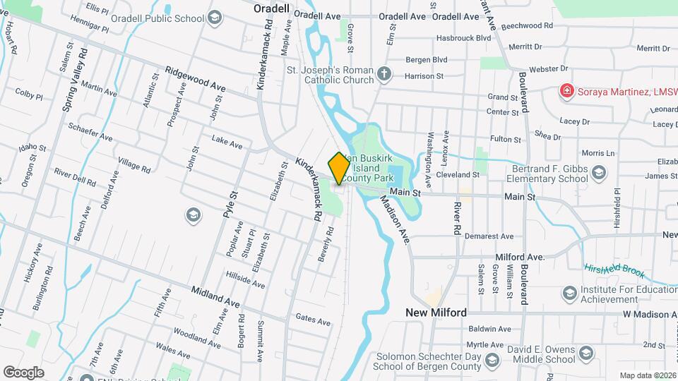 Oradell Terrace Map and Location Details