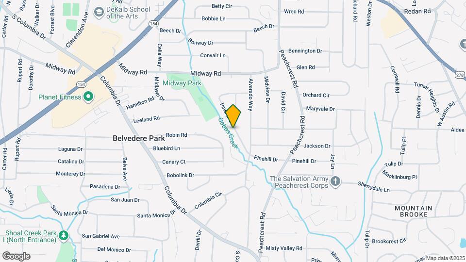 3243 Pinehill Dr Map and Location Details