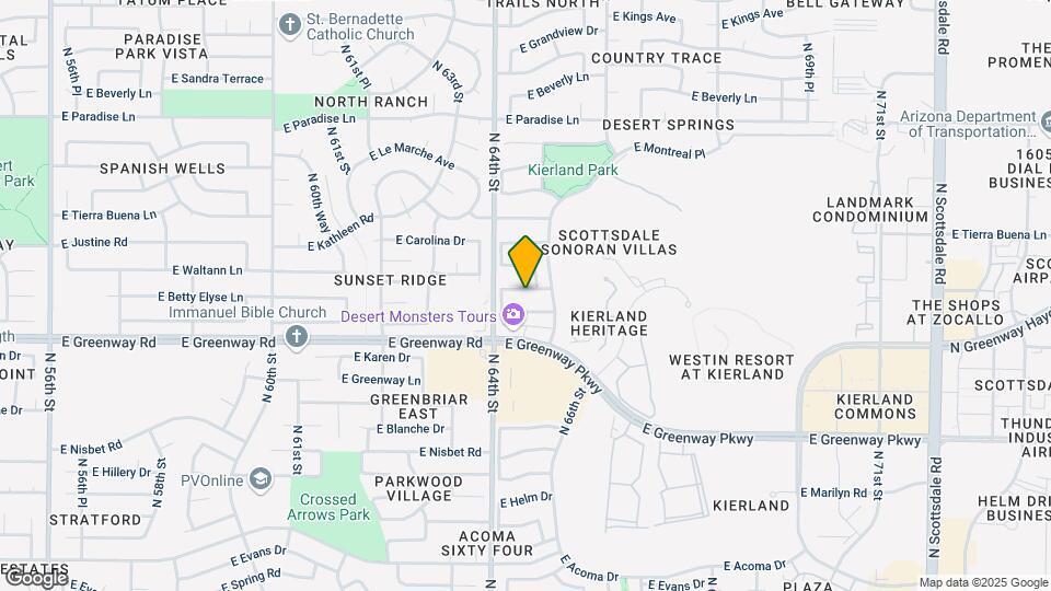 6419 E Betty Elyse Ln Map and Location Details