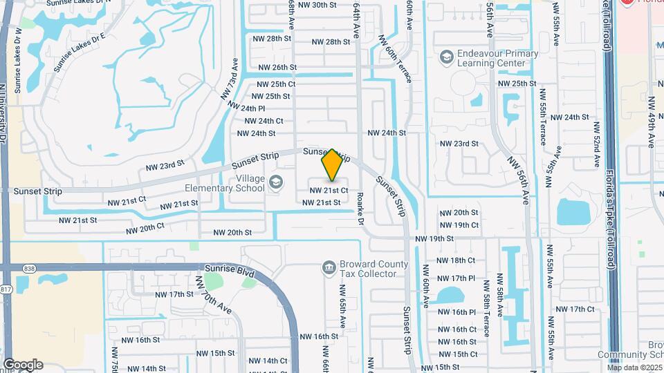 6541 NW 21st Ct Map and Location Details