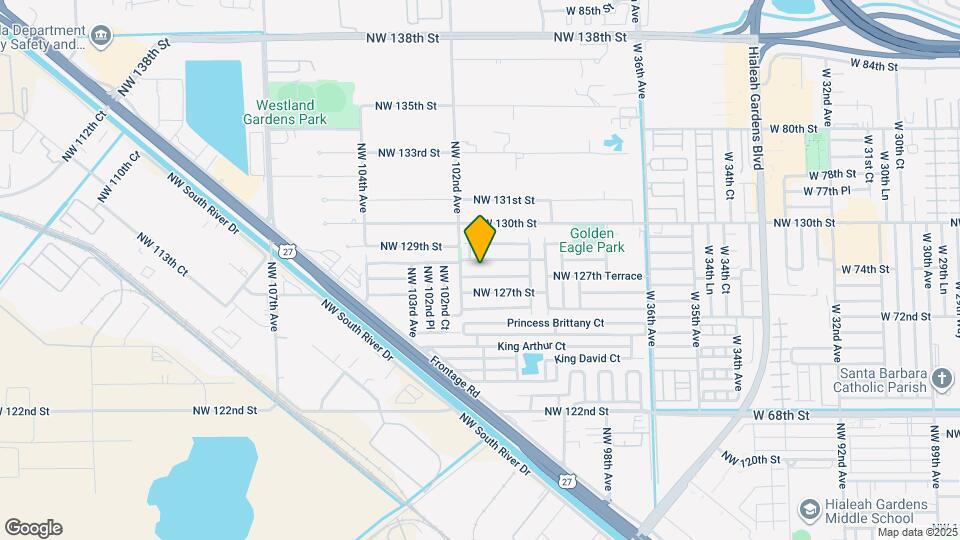 10121 NW 127th Terrace Map and Location Details