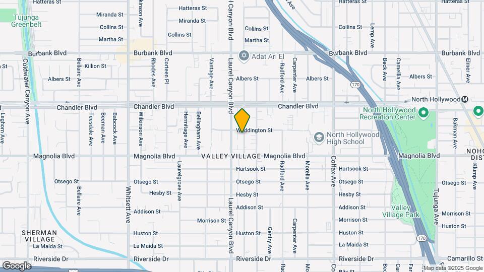 5251 Agnes Ave Map and Location Details