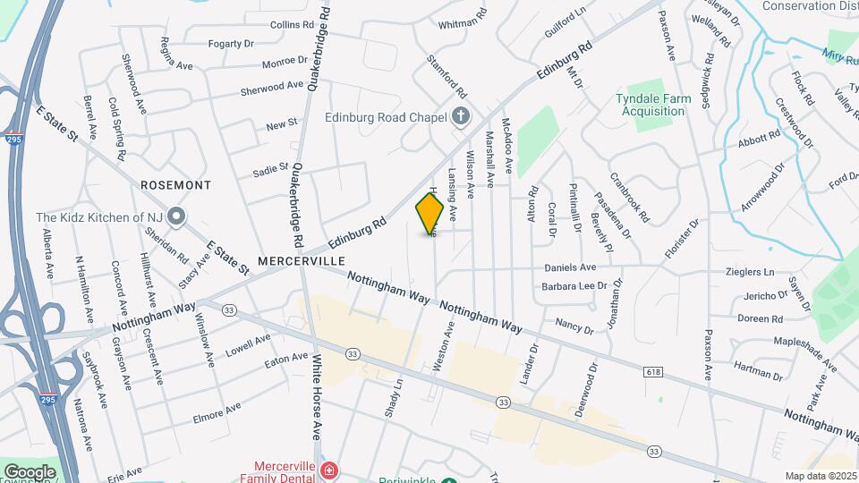 121 Hoover Ave Map and Location Details