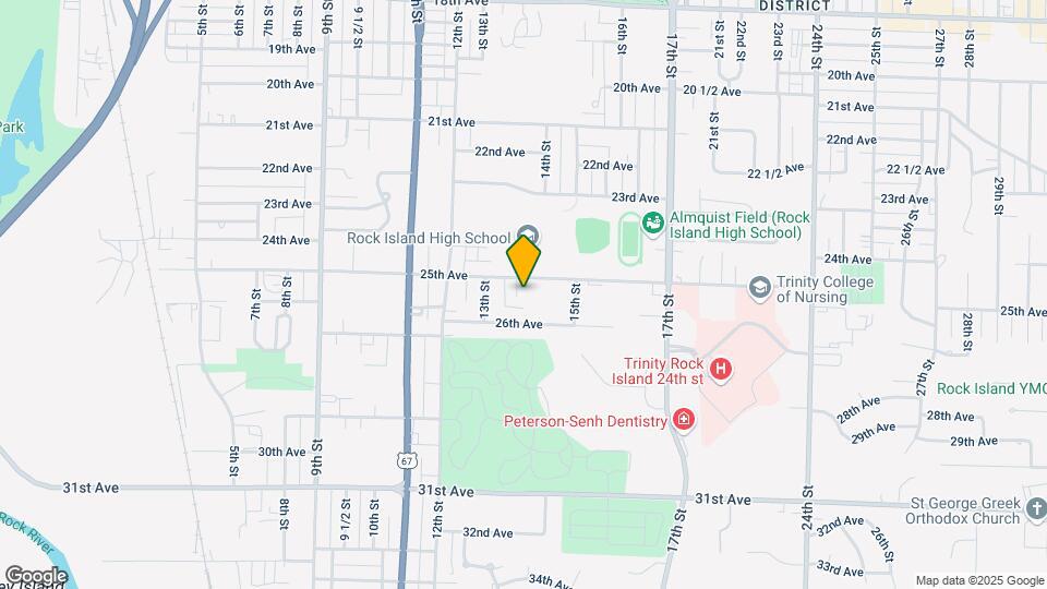 2527 15th Street Ct Map and Location Details