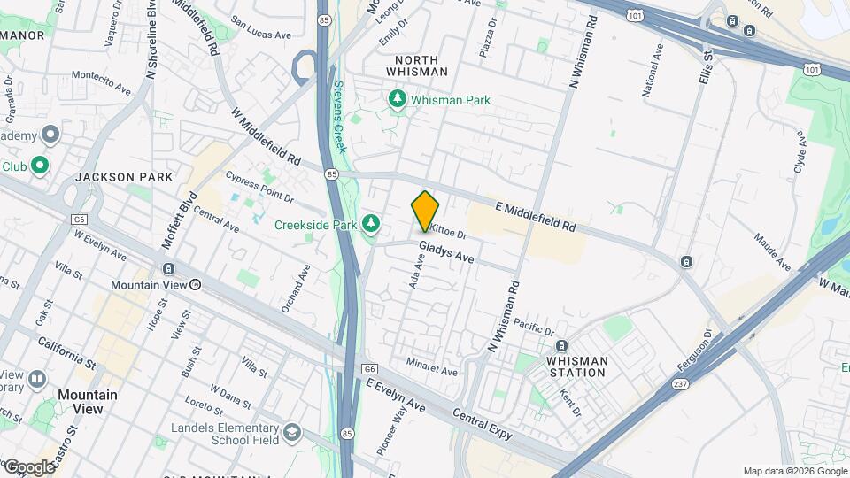 108 Gladys Ave Map and Location Details