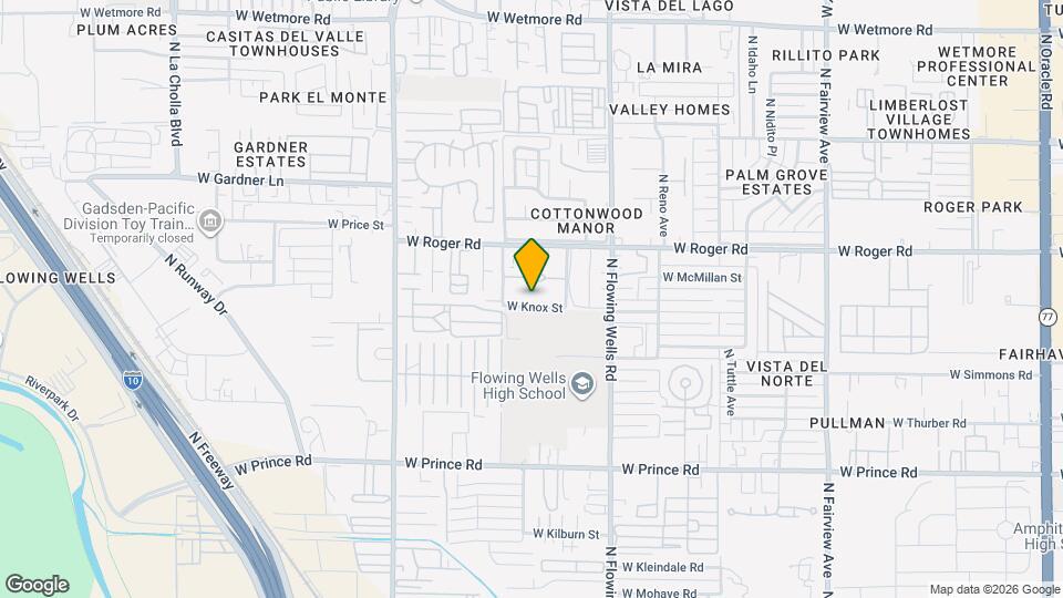 1524 W Knox St Map and Location Details