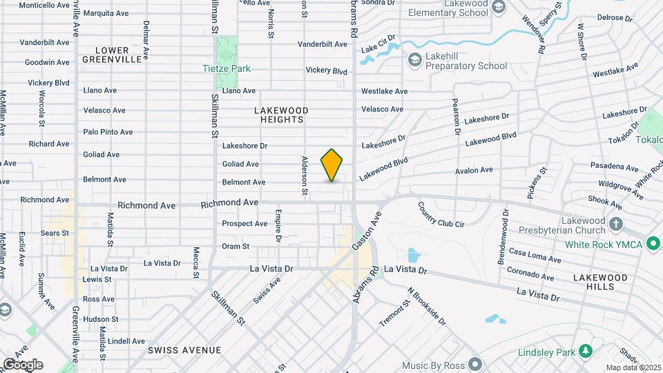 6336 Belmont Ave Mapa y Detalles de la Ubicación