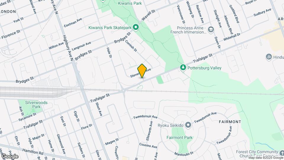 1430 Trafalgar St Map and Location Details