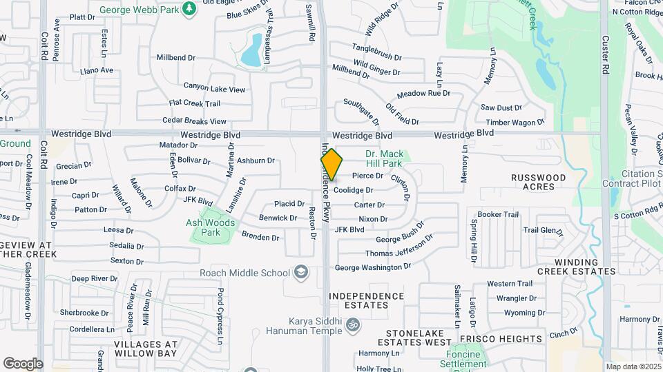 1912 Garfield Dr Map and Location Details