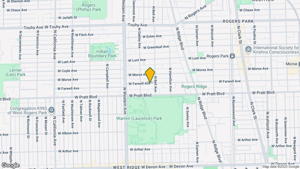 2217 W Farwell Ave, Unit 2B Map and Location Details