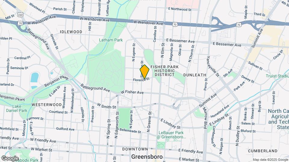 221 Florence St Map and Location Details