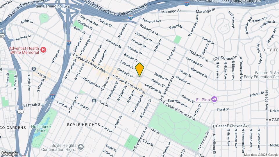 2555 Cincinnati St Map and Location Details