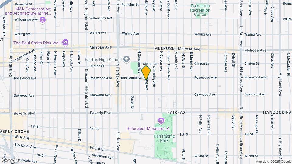 449 N Spaulding Ave Mapa y Detalles de la Ubicación