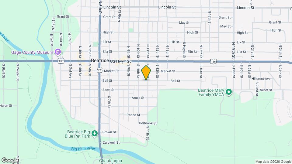 1023 Bell St Map and Location Details