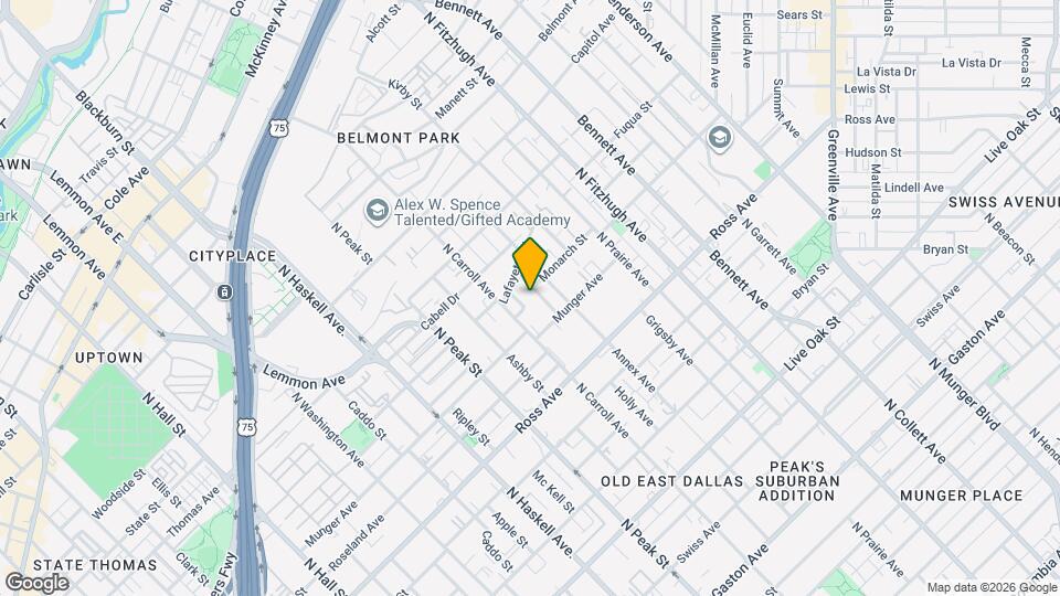 1933 California Dr Map and Location Details