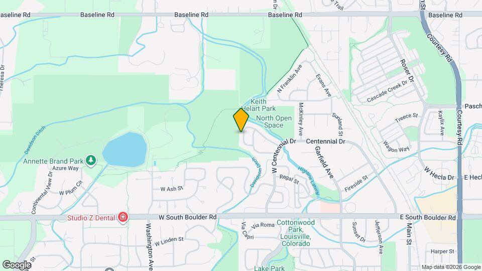 2247 Cliffrose Ln Map and Location Details