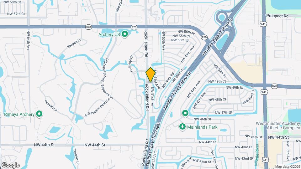 4917 NW 51st Ter Map and Location Details