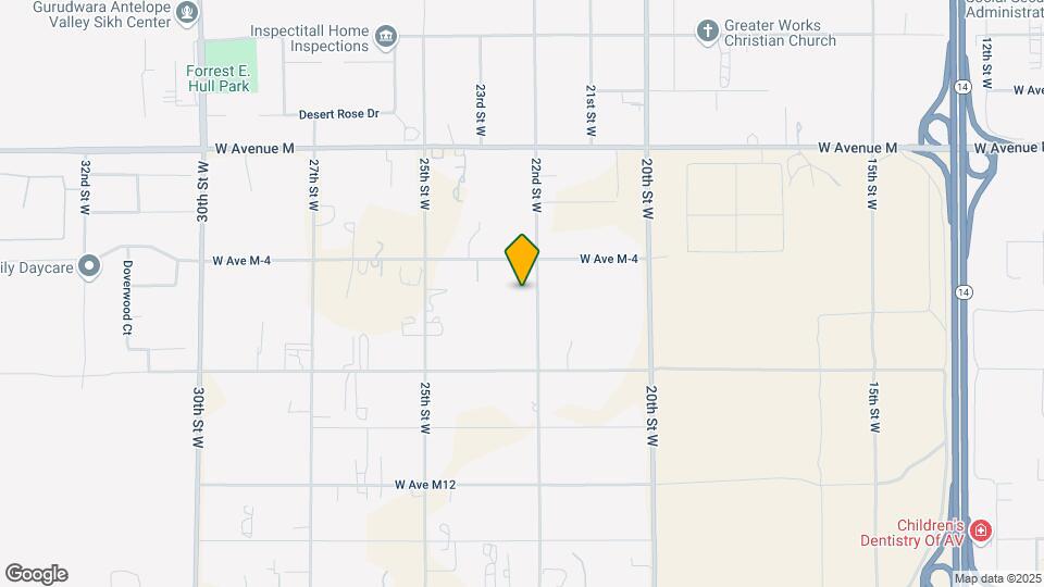 41725 22nd St W Map and Location Details