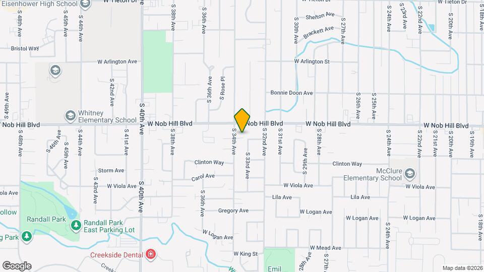 1105 S 34th Ave Map and Location Details