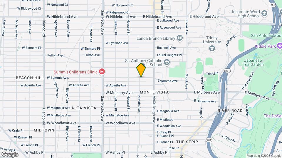 100 E Summit Ave Map and Location Details