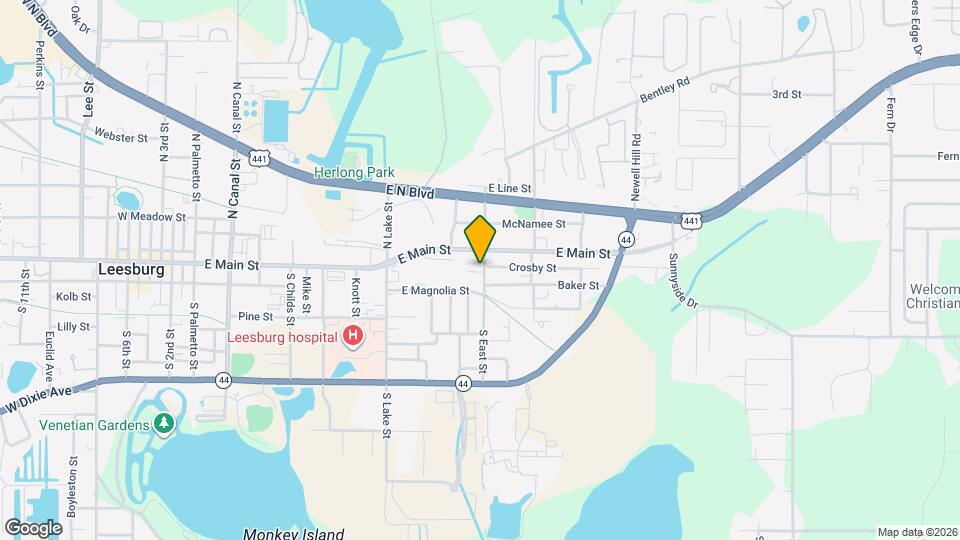 111 S East St Mapa y Detalles de la Ubicación