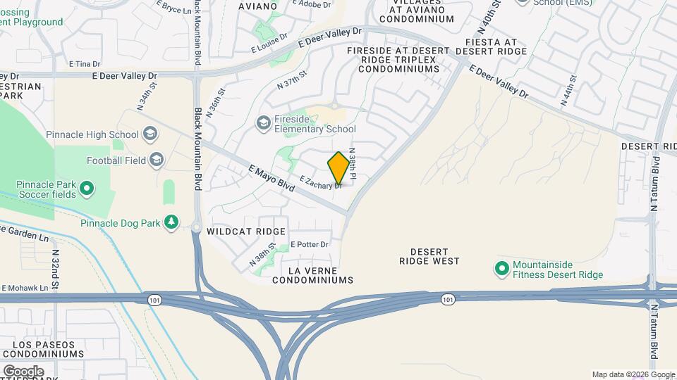 21121 N 37th Run Map and Location Details