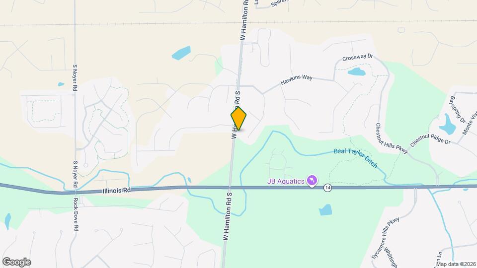 735 W Hamilton Rd S Map and Location Details