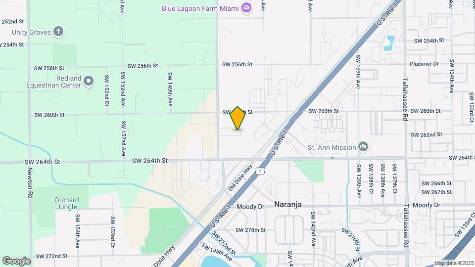 14539 SW 262nd St Map and Location Details
