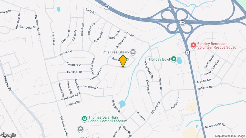 3219 Castlebury Dr Map and Location Details