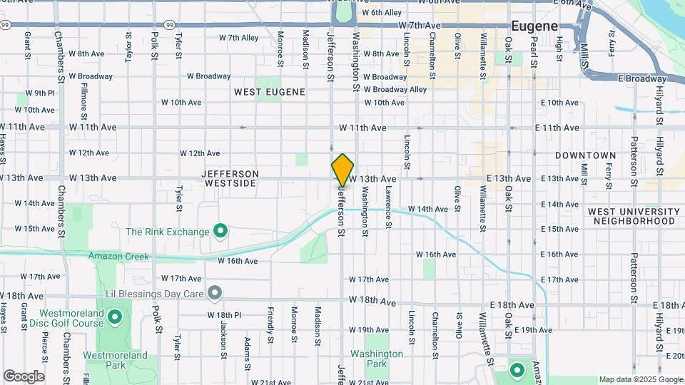 1337 Jefferson St Map and Location Details
