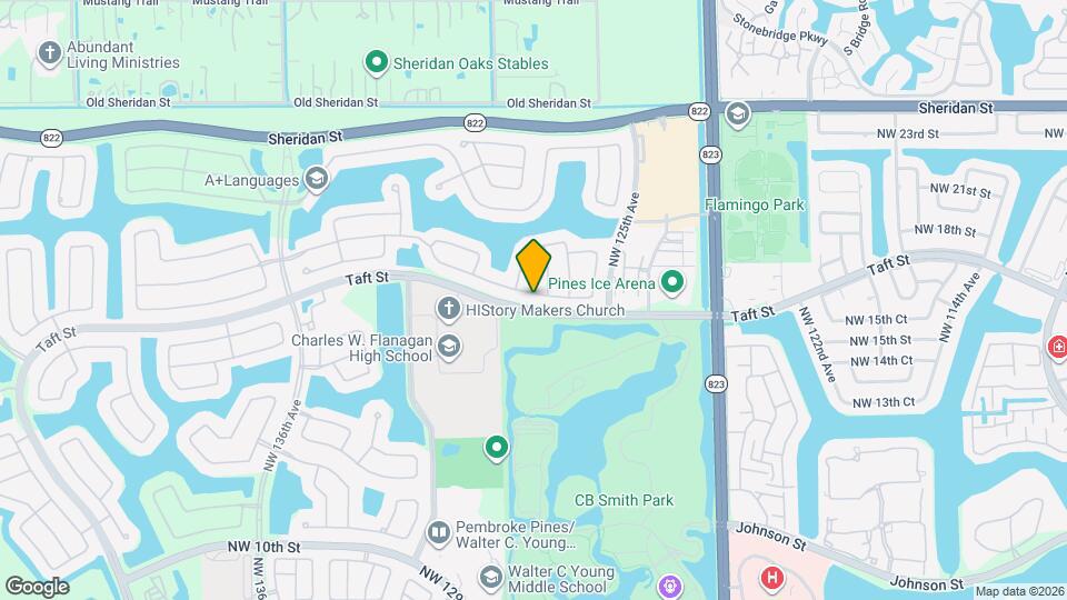 12724 NW 18th Ct Map and Location Details