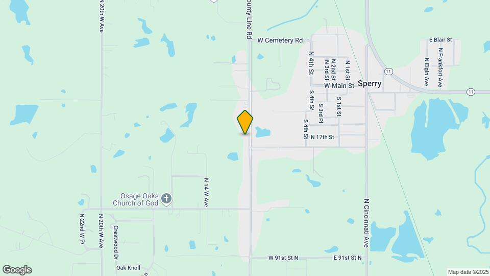 9622 N Osage Dr Map and Location Details