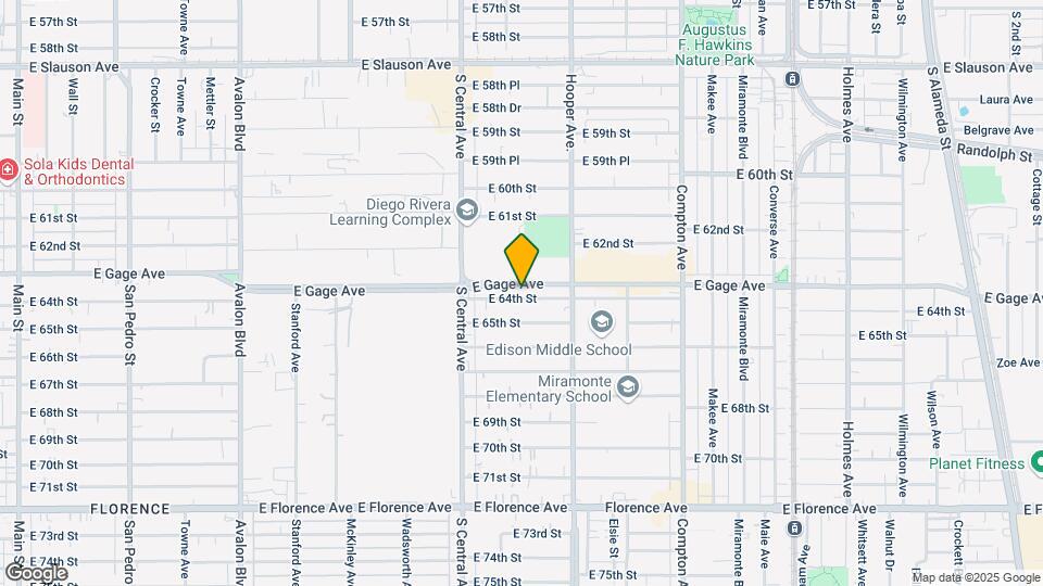 1171 E 64th St Map and Location Details