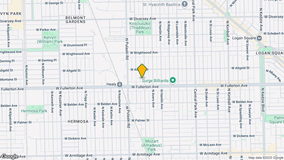 2420 N Springfield Ave, Unit 001 Map and Location Details