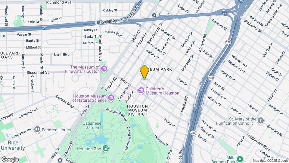 1401 Calumet St Map and Location Details