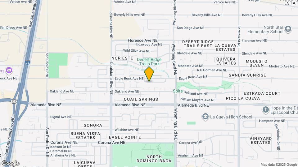 7320 Desert Eagle Rd NE Map and Location Details