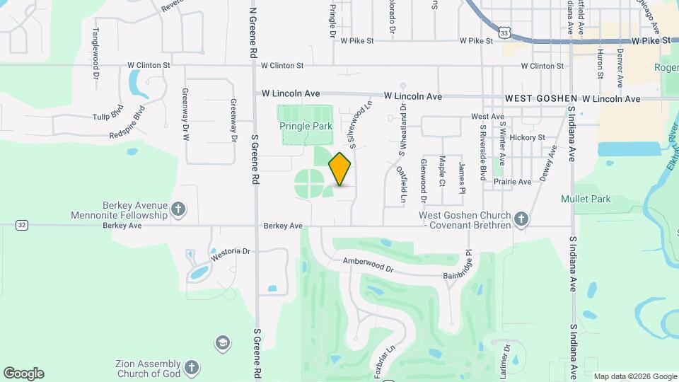 435 S Silverwood Ln Map and Location Details