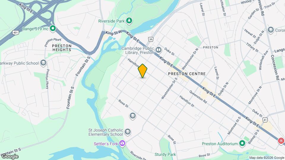 445 Moore St Map and Location Details