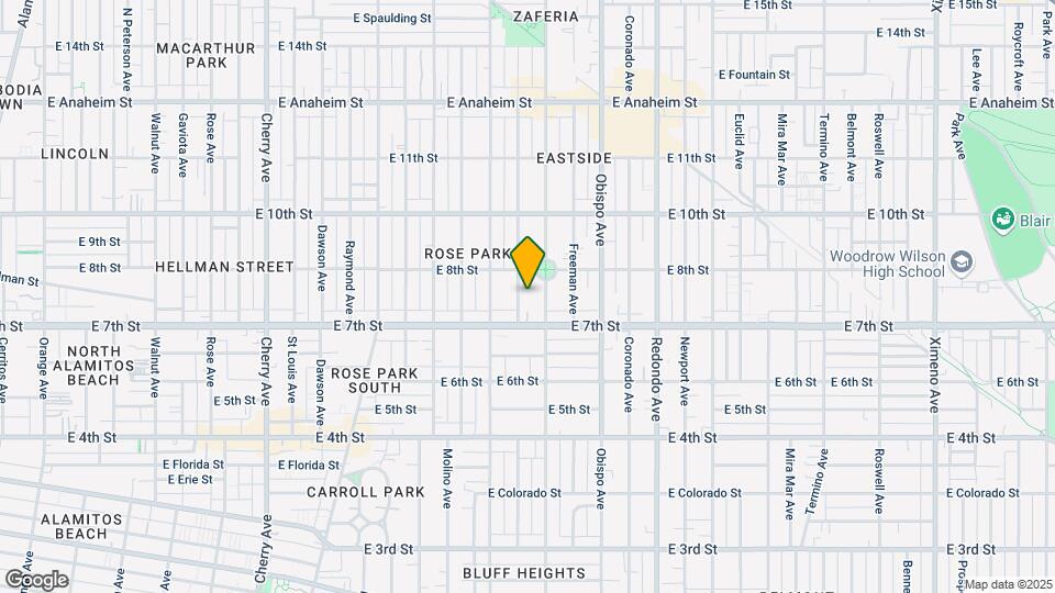 750 GLADYS Ave Map and Location Details