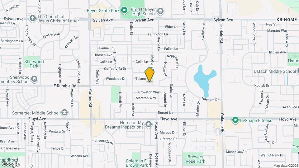 1713 E Rumble Rd Map and Location Details