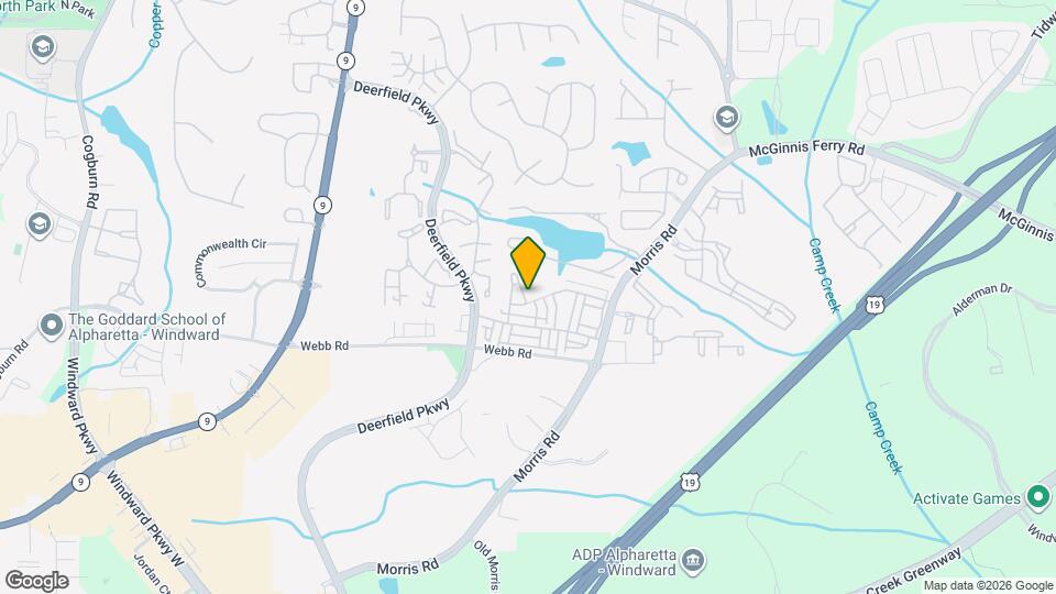 2105 Greencrest Cir Map and Location Details